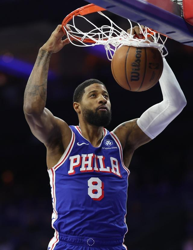 乔治复出爆发率队取胜 76人队搅动东部格局